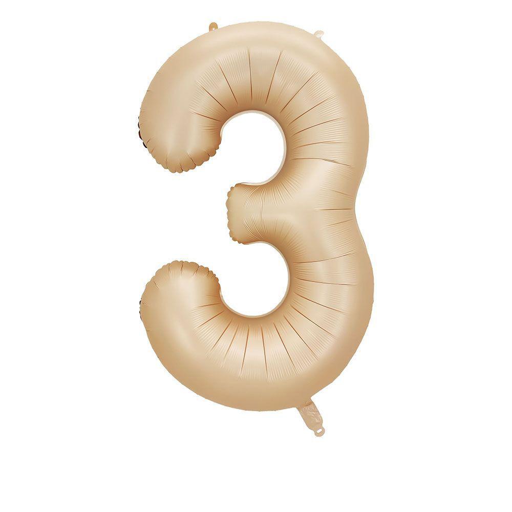 Matte Balloon Set Teddy Bear Candy Numbers 0-9 Children's Birthday Party Wedding Anniversary Scene Decoration Aluminum Foil Balloons