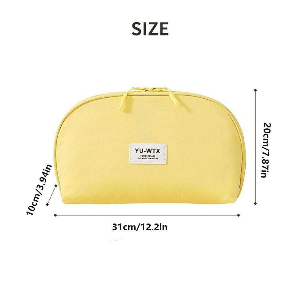 Portable Underwear Storage Bag Zipper Pouch Waterproof Bra Organizer Bag Lightweight Large Capacity Socks Sorting Bag
