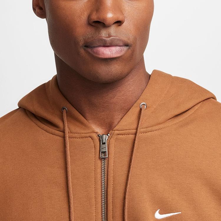 Nike Solo Swoosh Jackets & Coats Men's Light British Umber FZ1165-281