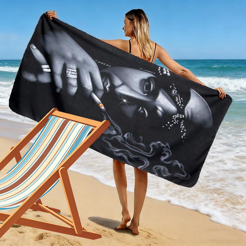 2Pac: Until End Time Beach Towel Beach Towel for Vacation Photos Portable for Travel Quick-drying Swim Towel Absorbent Bath Towel Outdoor Pool Towel