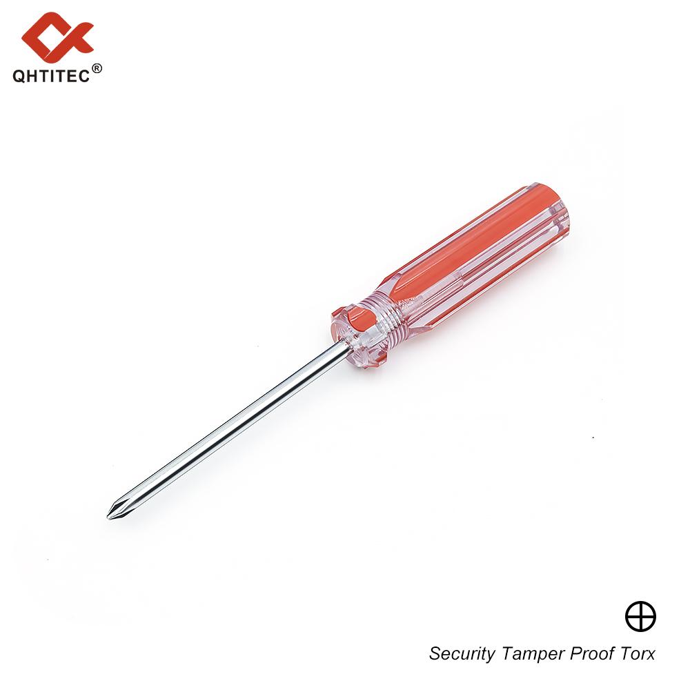 1Pcs Screwdriver with Crystal Clear Handle 3mm 4mm Magnetic Phillips/Slotted Portable Screwdriver Professional Repair Tools