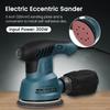 300 W tragbarer elektrischer Exzenterschleifer 5 Zoll 125 mm Schleifplatte Elektroschleifer Holzverarbeitung