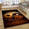 Nature Yin Yang Chinese Tai Chi Bagua Carpet Rug for Bedroom Living Room Home Sofa Decoration,Child Game Large Decor Floor Mat