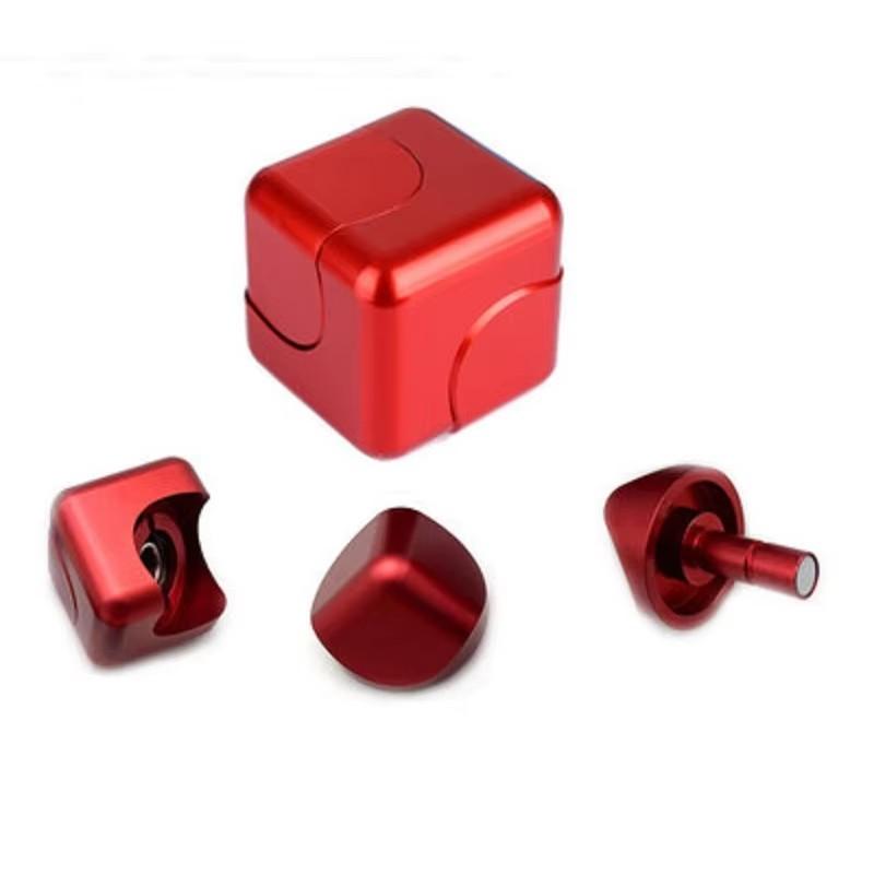 Square Relaxation Spinning Top Dice Cube Counter-Stress Fingertip Toys Hand Figets Spinner Early Learning Vent Toys Flipo Flip