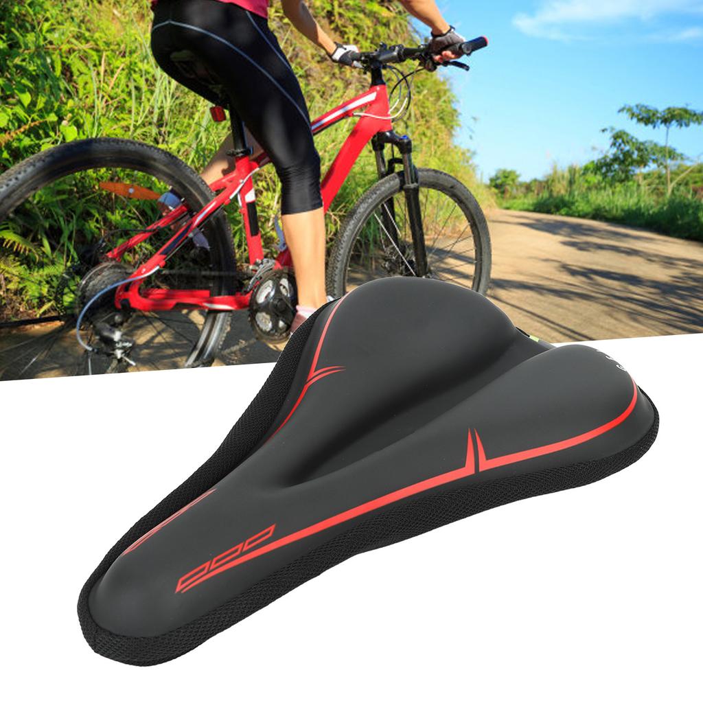 Fietskussenhoes Fietszadelhoes Ergonomisch Antislip Reflecterende Waarschuwing Ademend Vermoeidheid Verlichten voor Mannen voor Oefening
