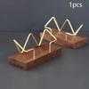Visitenkartenhalter Organizer Büro Schreibtisch Display Ständer Memo Theke Zubehör Tischregal Home Holz Kartenhalter Aufbewahrung