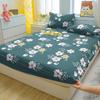 1 schlichtes, modernes, mattes Spannbettlaken mit Pflanzenblumen-Print, Bettbezug mit Schlafzimmer-Print, Bettwäsche (Ohne Kissenbezüge)
