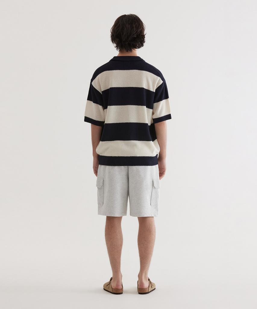 COVERNAT Rugby Half Knit Dark Navy
