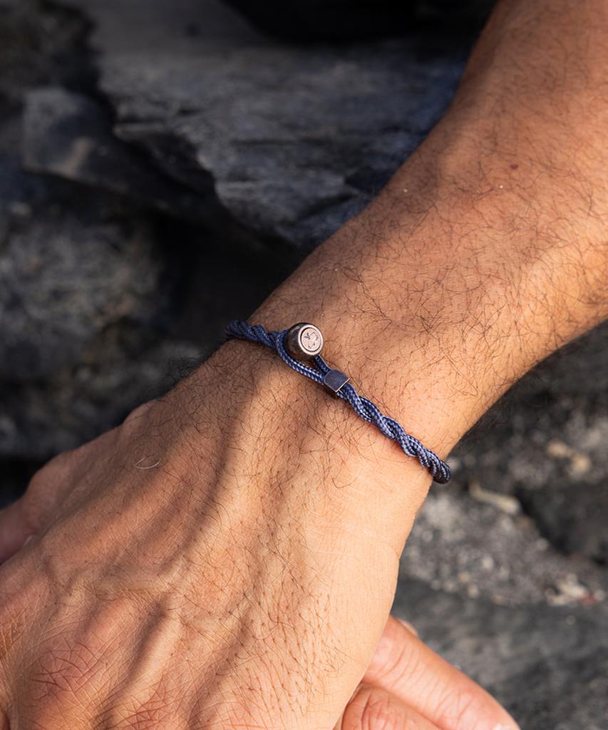 Pig&Hen Easy Ed Bracelet - Slate Gray X Bronze