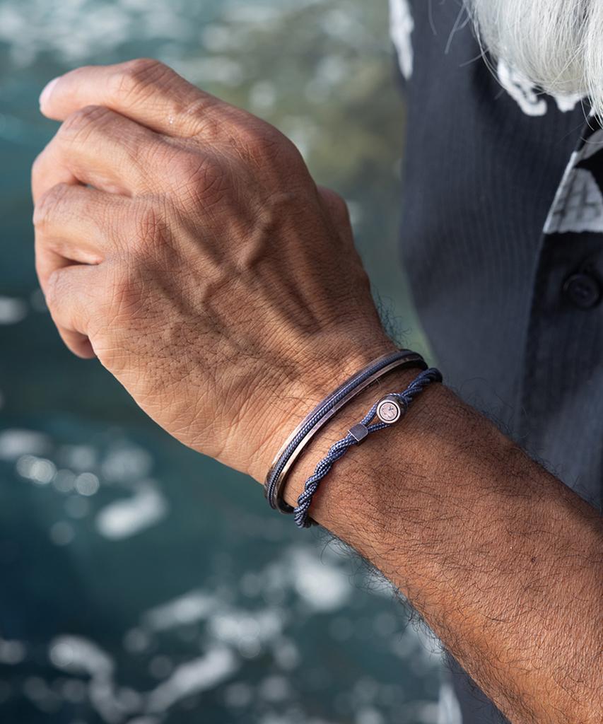 Pig&Hen Easy Ed Bracelet - Slate Gray X Bronze