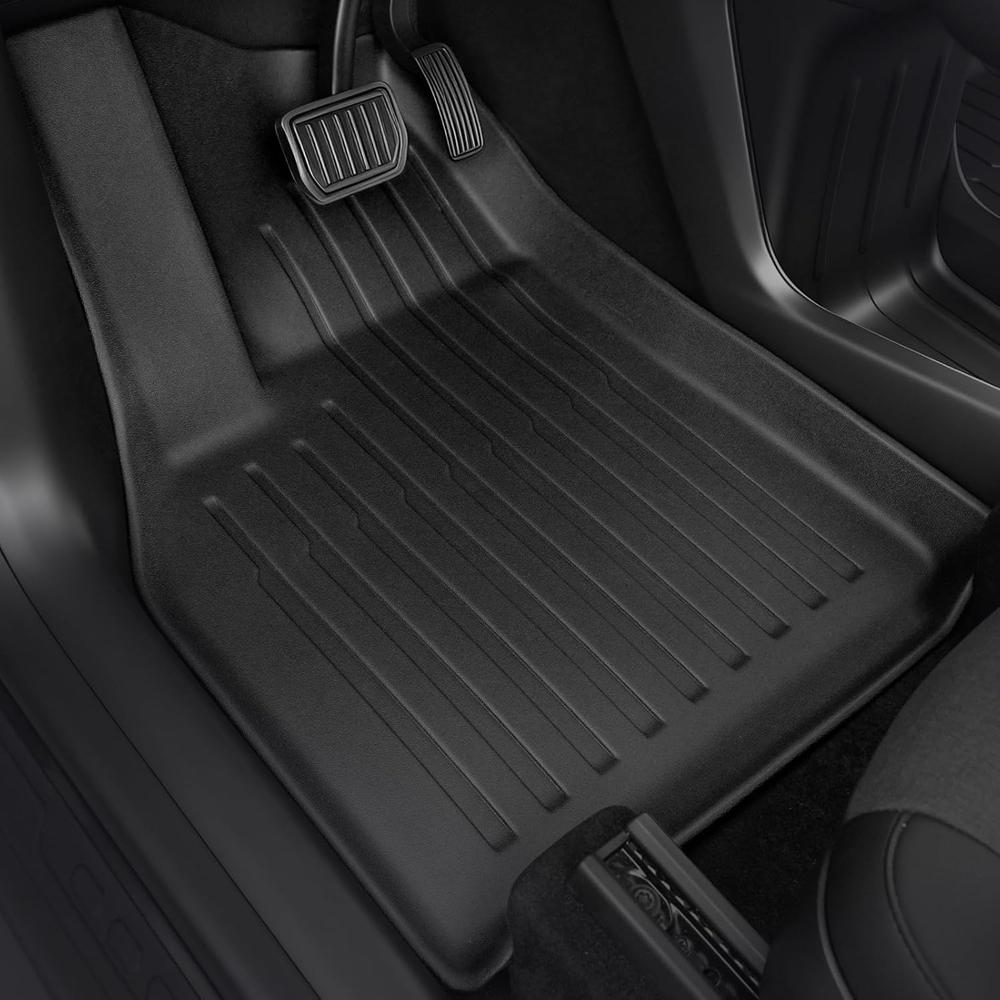USVOTOV For 2025 2026 Tesla Model Y Standard RWD AWD Floor Mats All Weather Trunk Mats Cargo Liner Backrest Pads Car Accessories