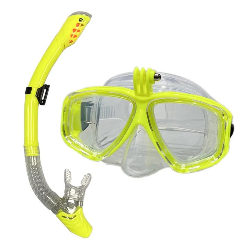 Professional Underwater Diving Mask Scuba Diving Goggles Are Suitable for  Small Sports Camera All-dry Diving Glasses