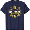 Michigan Wolverines Εθνικοί Πρωταθλητές 2026 Μπασκετική Εικονική Μπλούζα