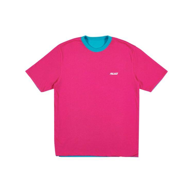 Palace Reverso T-Shirt Teal/Magenta Unisex Tops P14ES064