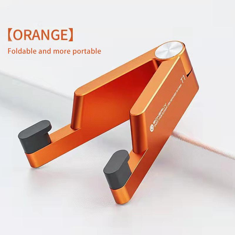 Universal Aluminum Mobile Phone Holder Portable Foldable Desk Mount For Iphone Ipad E-Reader Tablet Support Phone Bracket Stand