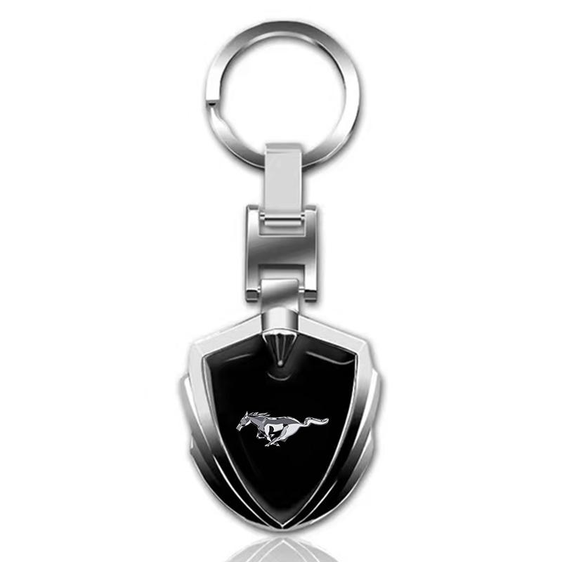 1Pcs 3D Metal Key Rings Car Emblems Keychain For Ford Focus Mk2 Party Mk3 Ranger Mondeo Mk4 Fiest Car Accessories