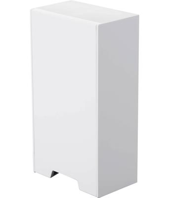 Jitsugyo 4954 Two-way Mask Storage Case White Approx. W12XD7.5XH22cm Tower with Strong Magnet