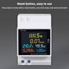 Smart Digital Energy Meter D52-2066, AC Multifunction Power Monitor with LCD Display for Household Electricity Usage