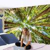 Oak China Fir Tapestry Wall Hanging Natural Forest Hippie Bohemian Natural Landscape Wall Art Living Room Home Decor