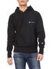 Hoodie Long Sleeve Sweatshirt Script Logo Reverse Hooded Sweatshirt Black L Weave(R) C3-W190 Men's