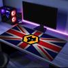 Flaming Wolves Emblem Wanderers Mouse Pad, Rubber Base, Mouse Pad for Gamers and Office Use, Gaming Desk , Easy To Clean Mat Christmas Fan Gifts
