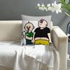 Bbangbbangs Tagebuch Cartoon Kissenbezug Sofa Dekorativ Zuhause Doppelseitiger Druck Plüsch Überwurf Kissenbezüge Kissen Dekor Bezug