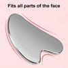 Stainless Steel Scraping Board Facial Body Care Gua Sha Tool for Face Neck Back Shoulders Anti-Aging Skin Tightening Facial Massager