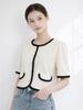 SELLY'S Coco Contrast Line Jacket_I6B-Cjk003