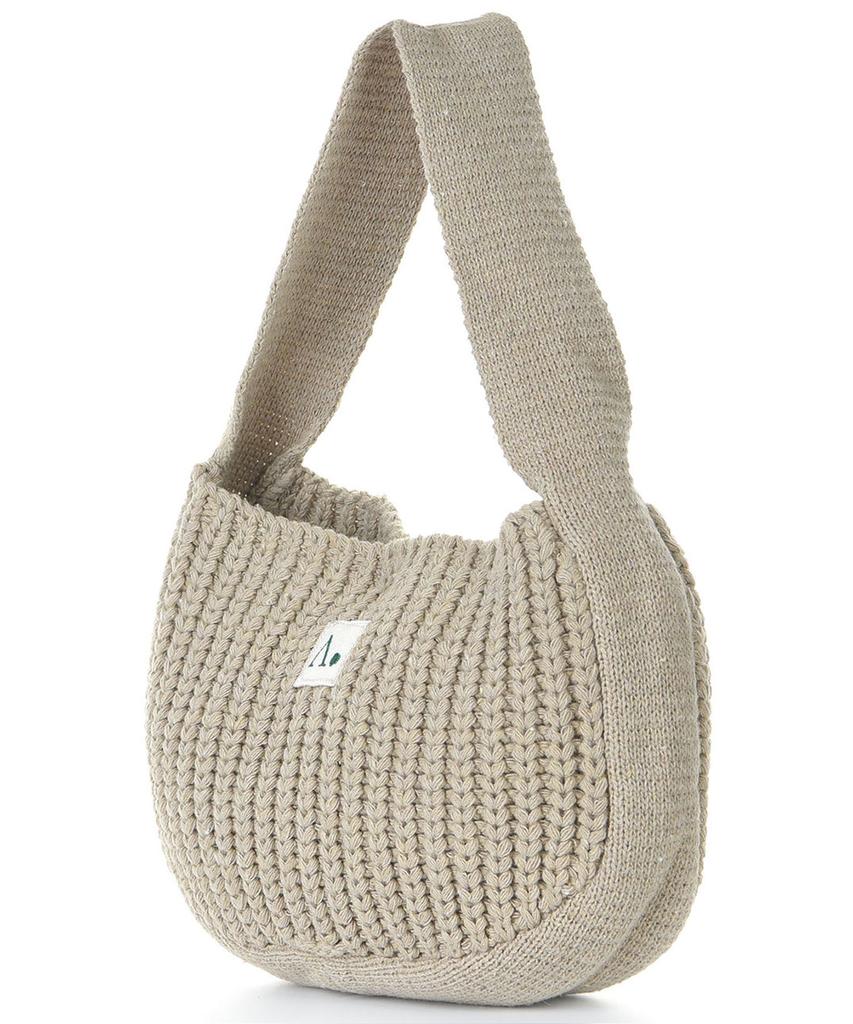 The-Abon Chris Knit Hobo Bag Camel