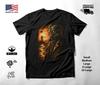 Gas Mask Skeleton Wasteland T-Shirt Black Unisex S-2XL