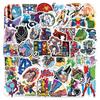 50 Waterproof Avengers Stickers - Cartoon Characters for Journals, Scrapbooks, and Decoration
