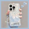 Toepasbaar op Apple 15 Mobiele Telefoonhoesje Iphone14pm Super Fee Vlinder Standaard 13pro Veren Garen Laser 12 Geavanceerd 11