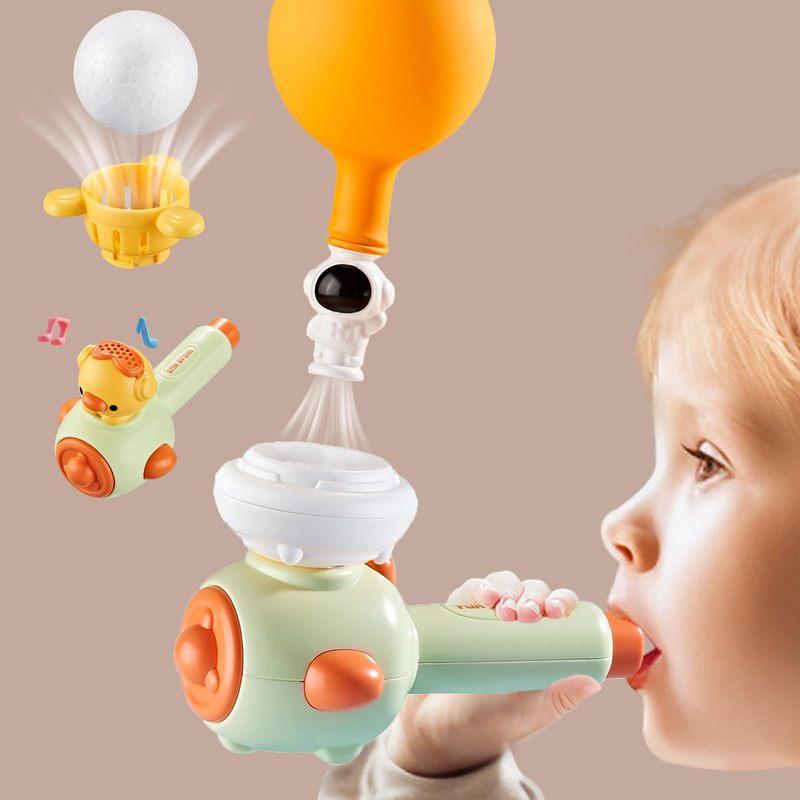 Kids Blowing Ball Toy, Floating Blow Ball Game, Fun Lung Capacity