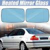 PAIR Side Mirror Glass Heated Blue For BMW E46 4DOOR 1998-2006 323Ci 325Ci 328Ci