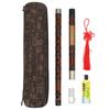 Bamboo Flute DKey Lettering Body Dry Material Dizi Kit Traditional Wind Instrument