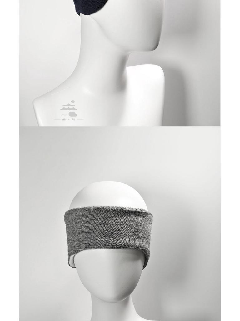Men's Fleece-Lined Ear Muffs & Headband: Winter Windproof Ear Warmers for Cycling
