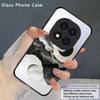 Schneeberg-Cluster Für Redmi Note 8 9 9S 12S 10 Pro 11 12 13 Pro+ 14 Pro K60 Ultra 13C 14C A3 12 13 Schwarze Glas-Handyhülle