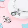 Plated 925 Silver Youth Angel of Peace Charms Fit 925 Charms Bracelet Beads Jewelry Gifts for Women