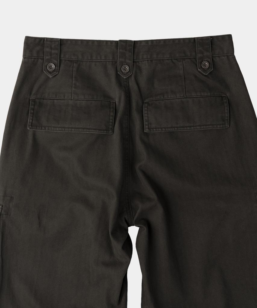 SLOWACID Washed Herringbone Cargo Pants [Charcoal]