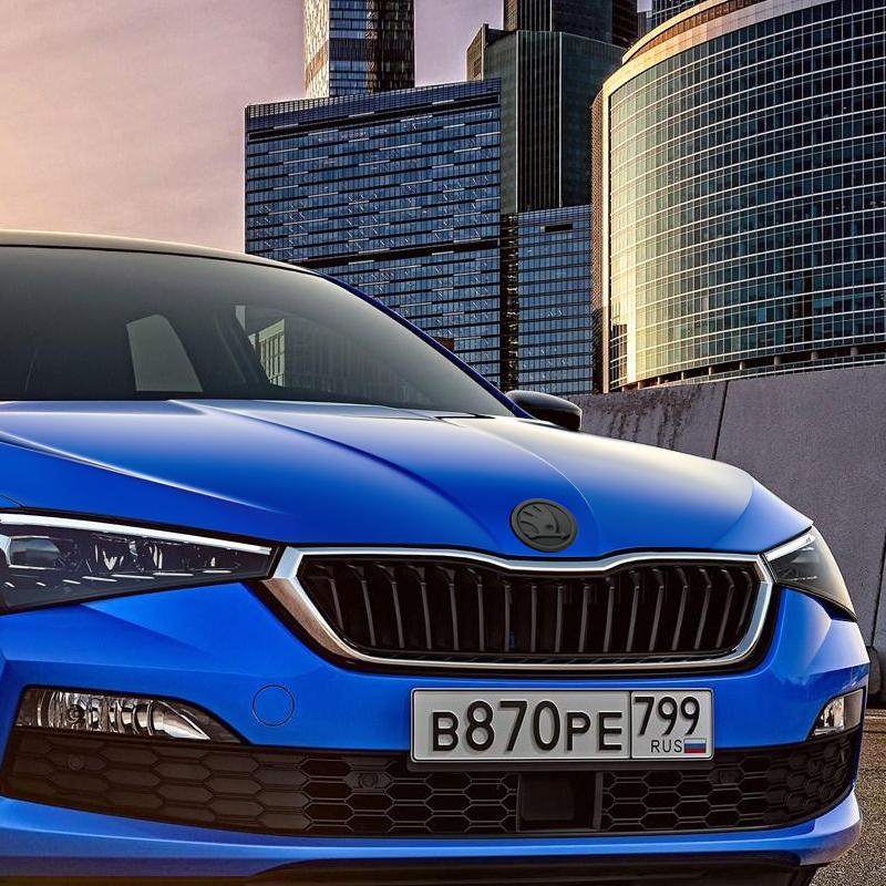 Car Front Hood Emblem Side Trunk Sticker Badge for Skoda Kodiaq Yeti Kamiq Octavia Karoq Fabia Rapid Vrs Mk3 Superb