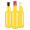 50x MONOPOL Glass Bottles 0.5l for Vodka, Long Cap