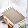 Japanese-Style Heat-Resistant PVC Table Mat - Oil-Proof, Western/Nordic Design for Plates & Bowls