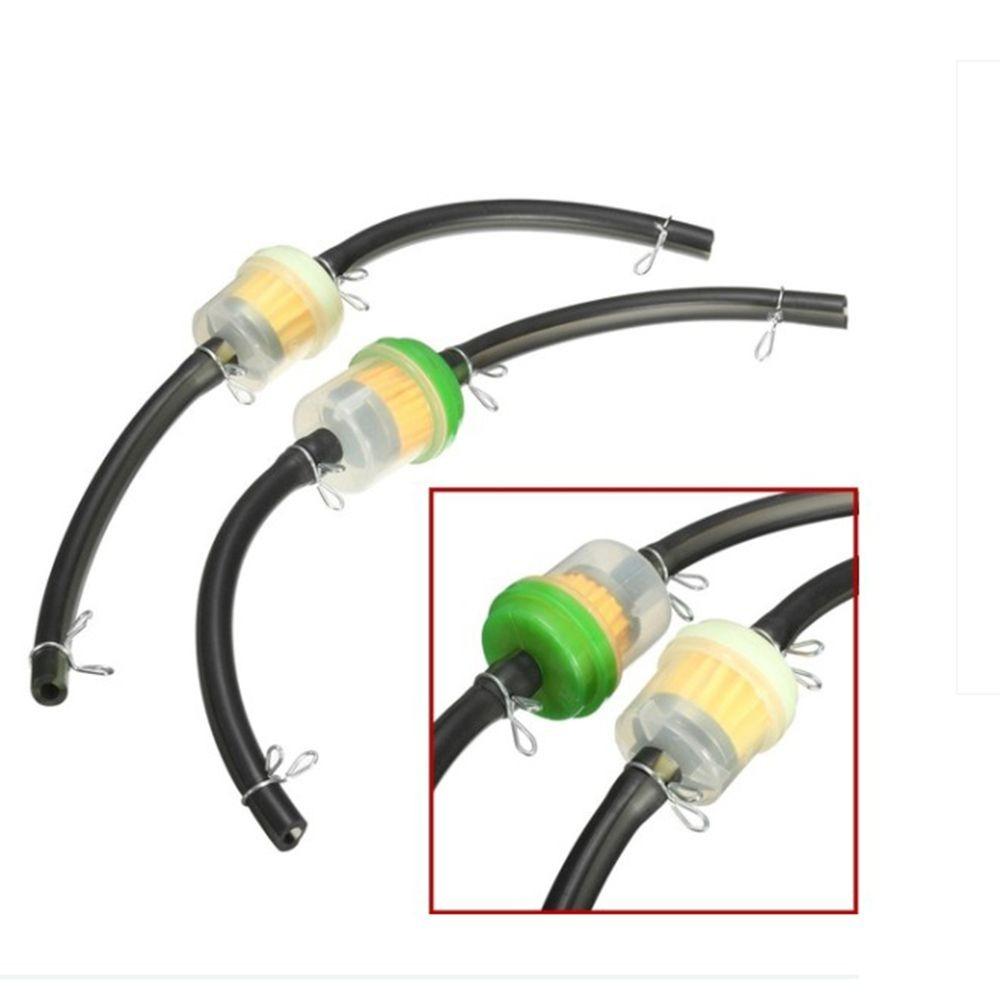 Bike Motorcycle Hose Line Inline Gas Gasoline Clear Cleaner Petrol Pipe Fuel Filter Quad Scooter