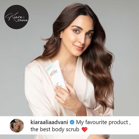 Kimirica Exfoliant pentru corp pentru îndepărtarea bronzului și piele moale și netedă |Unisex | Exfoliant pentru baie De-Tan cu pudră de orez | 180gm