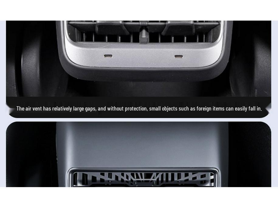 Enhanced Decorative Accessory for Tesla Model 3Y Rear Air Vents