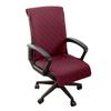 Omkeerbare bureaustoelhoes Eetkamerstoelhoes Zachte bureaucomputer Antislip gesp voor fauteuil of stoel zonder armleuningen Hoes