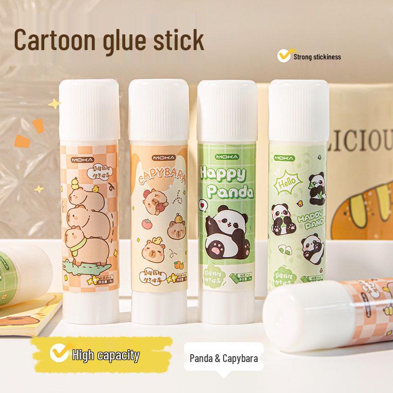 Capybara PVA Glue Stick - Small, Strong Adhesive for Office & School Supplies