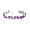 Embroidered Flower Choker Women Vintage Boho Floral Necklace Adjustable Daisy Rose Embroidery Choker for Dating Party Holiday