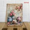 Plaque Métallique Vintage Art Mural Décoration Intérieure 20x30cm