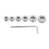 6pcs 3-10mm Stainless Steel Drill Depth Stop Bit Collar Set Drilling Limit
